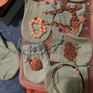 All real Tiffany pieces. For sale with the baggies.